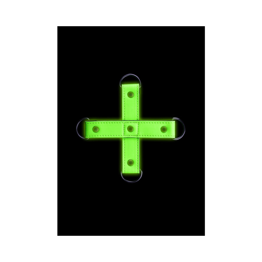 Ouch! Glow Hogtie - Glow In The Dark - Green