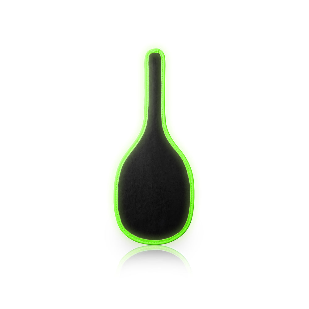 Ouch! Glow Round Paddle - Glow In The Dark - Green