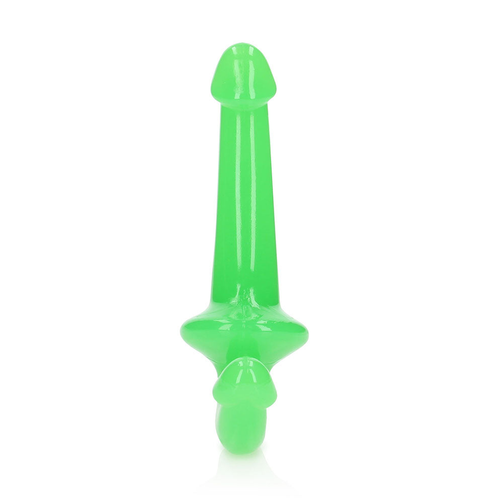 Realrock Glow In The Dark 6 In. Strapless Strap-On Dildo Neon Green