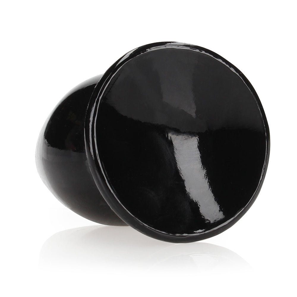 Realrock Crystal Clear 3.5 In. Anal Plug Black