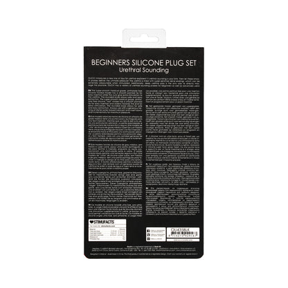 Beginners Silicone Plug Set - Black