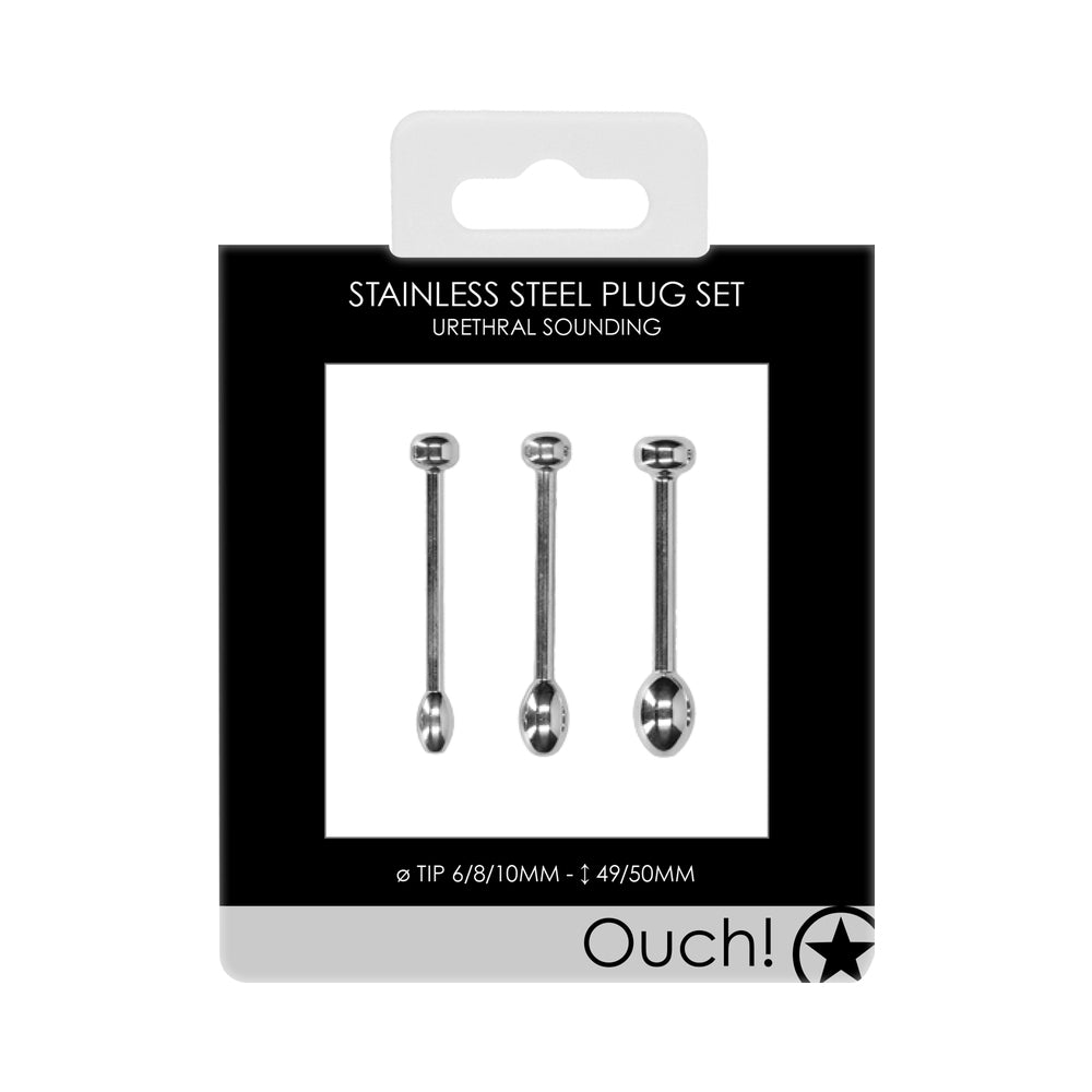 Urethral Sounding Metal Plug Set