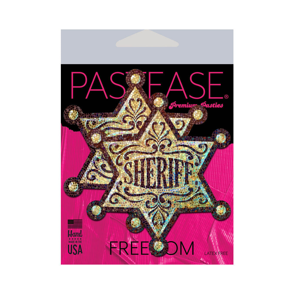 Pastease Sheriff Star: Glittering Golden Sheriff&