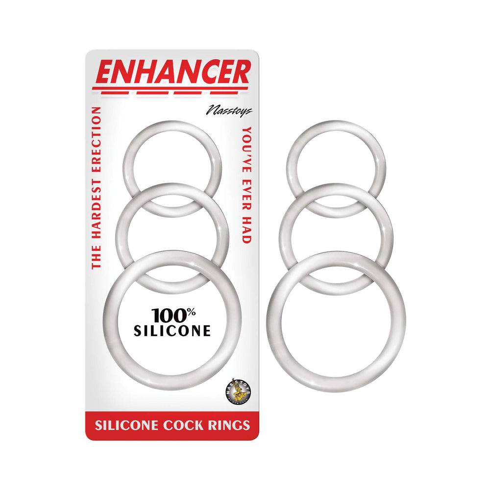 Enhancer Silicone Cockrings - Clear