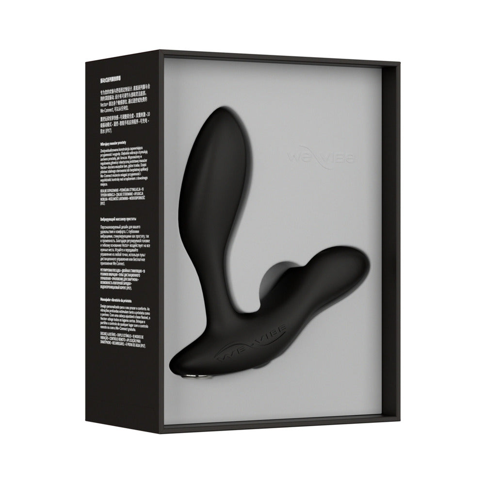 We-Vibe Vector+ Prostate Massager Charcoal Black