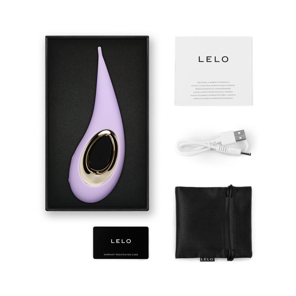 Lelo Dot Elliptical Clitoral Stimulator Lilac