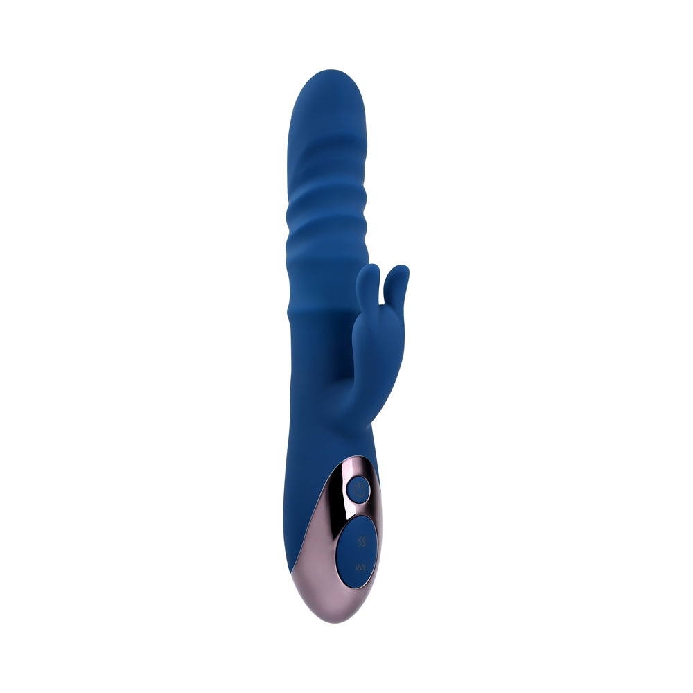 Evolved The Ringer Rechargeable Thrusting Rabbit - Blue