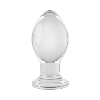 Gender X Crystal Ball Suction Cup Anal Plug Clear