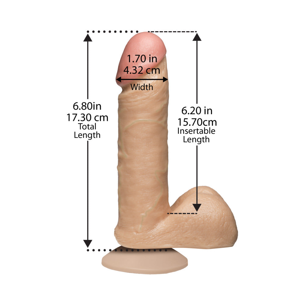 The Realistic Dildo 6 Inch - Beige