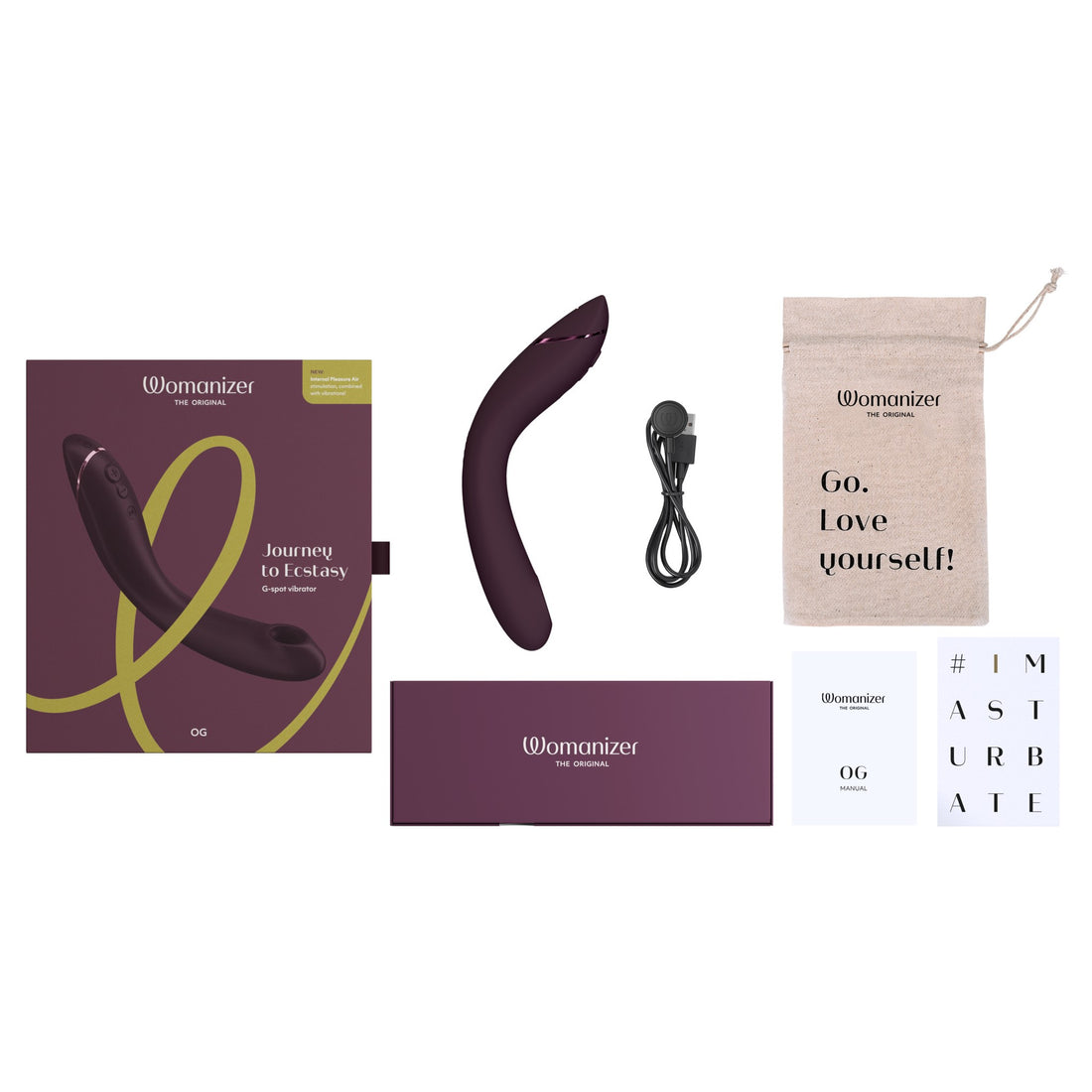 Womanizer Og G-Spot Pleasure Air Stimulator Aubergine