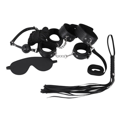 Male Power Leather 7-Pack Lite Bondage Set Black