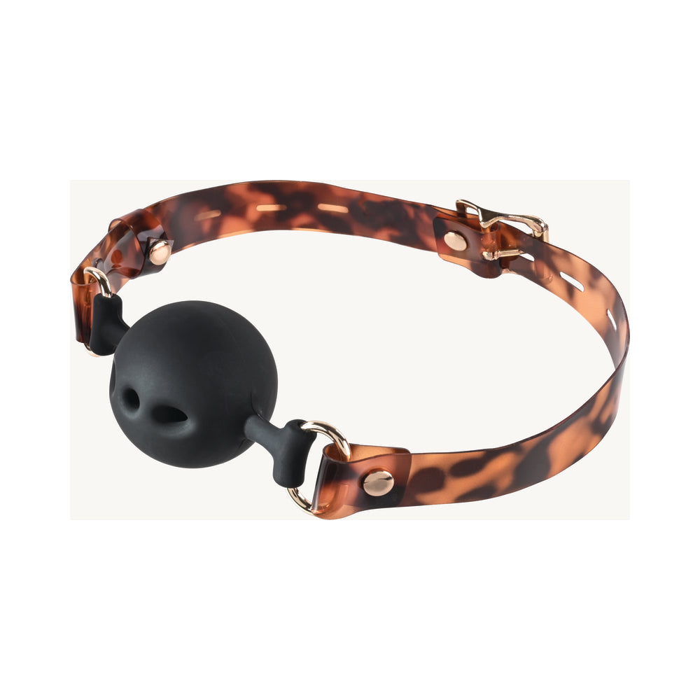 Sincerely, Sportsheets Amber Collection Adjustable Ball Gag Tortoiseshell