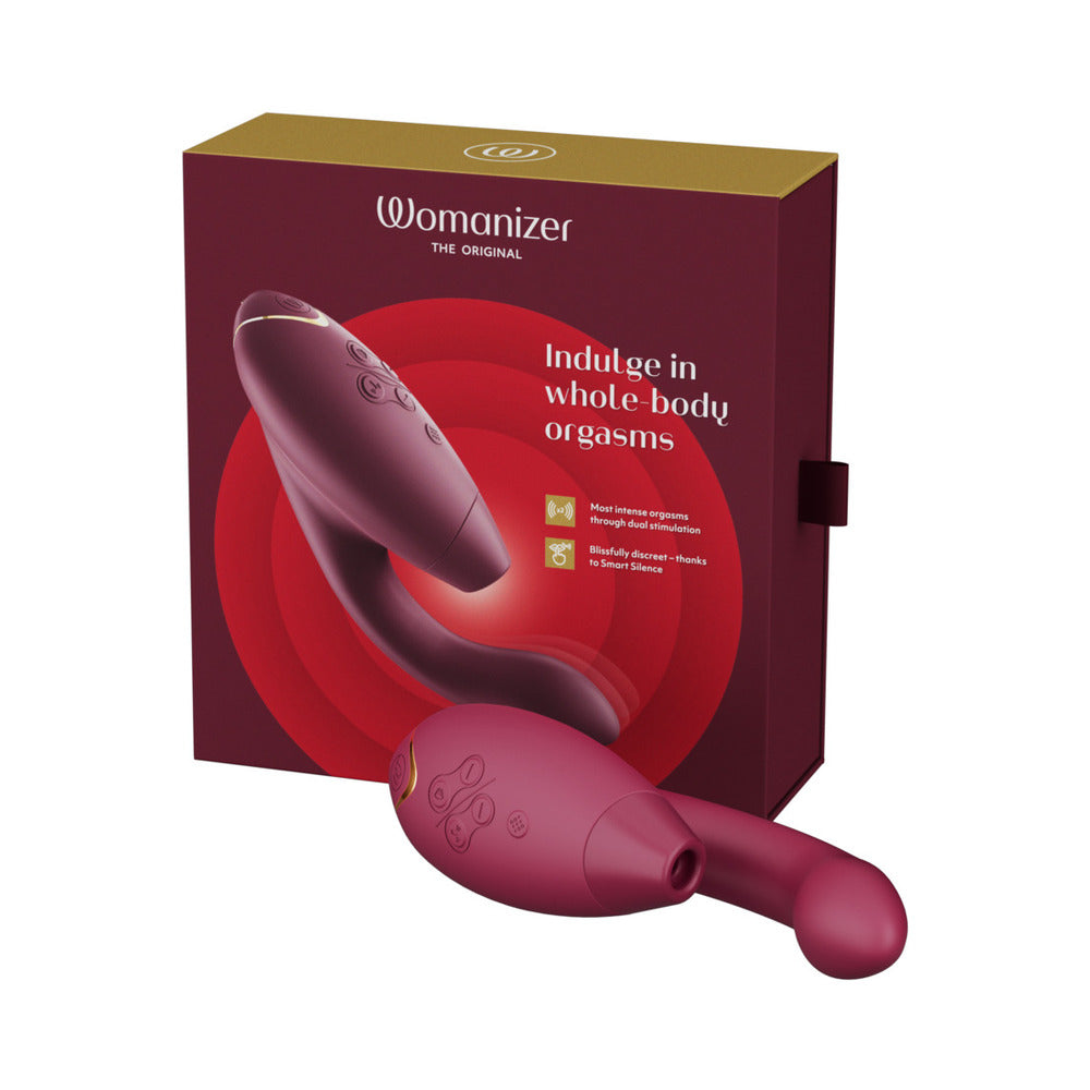 Womanizer Duo 2 Dual Stimulation Vibrator Bordeaux