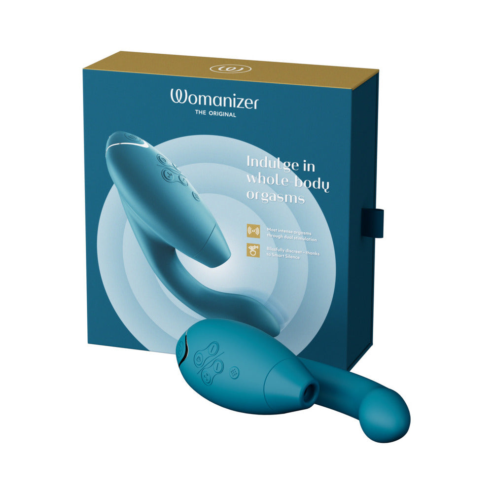 Womanizer Duo 2 Dual Stimulation Vibrator Petrol