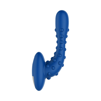 Forto Studded Pro Vibrating Massager Blue