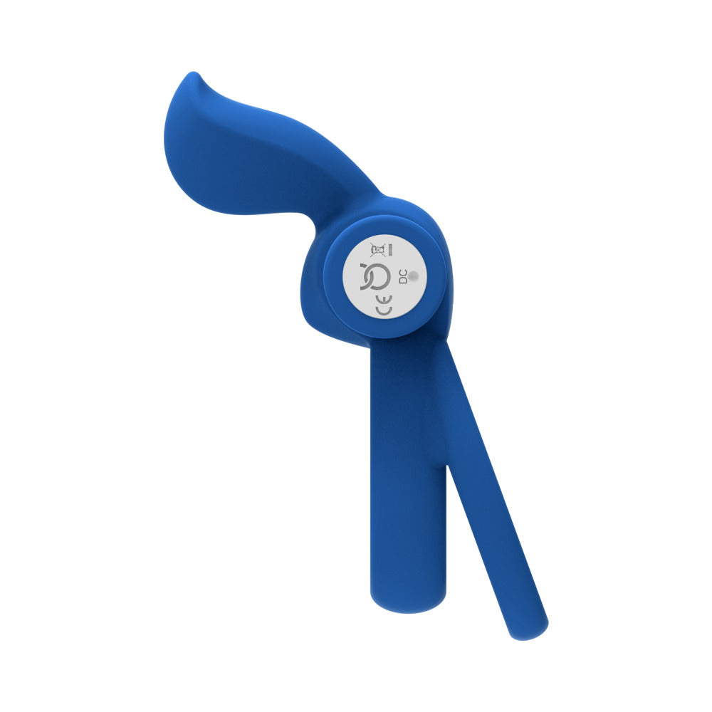 Forto Pointer Vibrating Cockring Blue