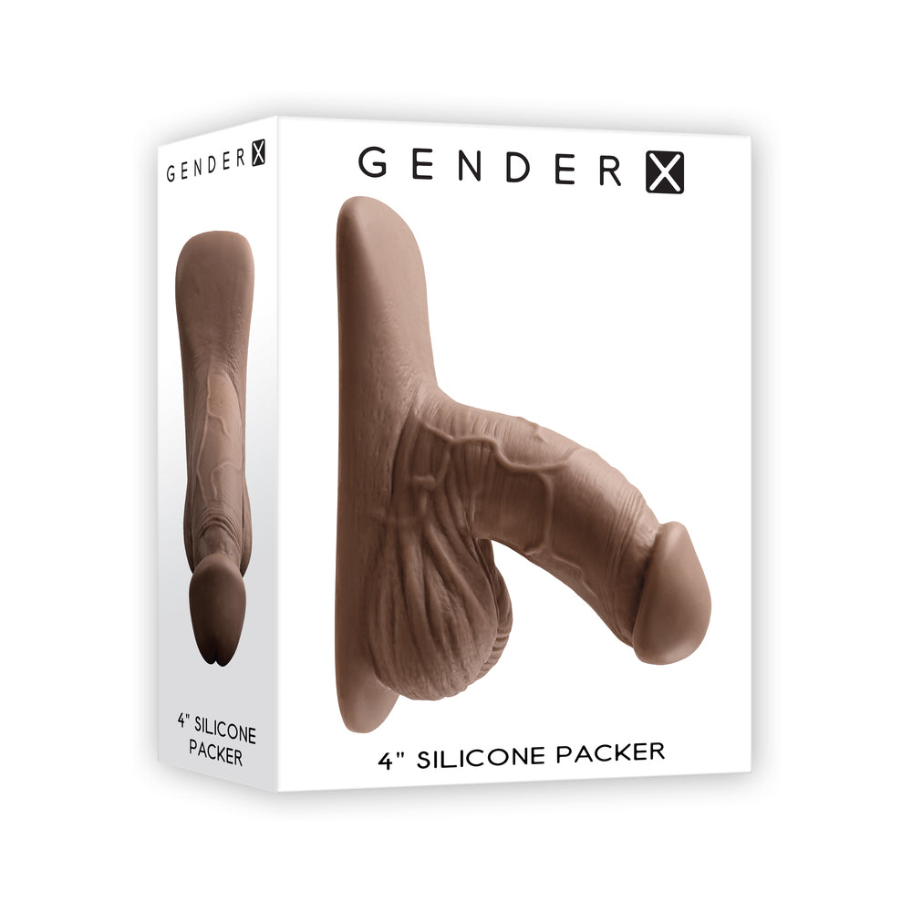 Gender X 4 In. Silicone Packer Dark