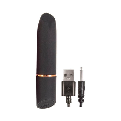 Nasstoys Mystique Vibe Rechargeable Silicone Bullet Vibrator Black