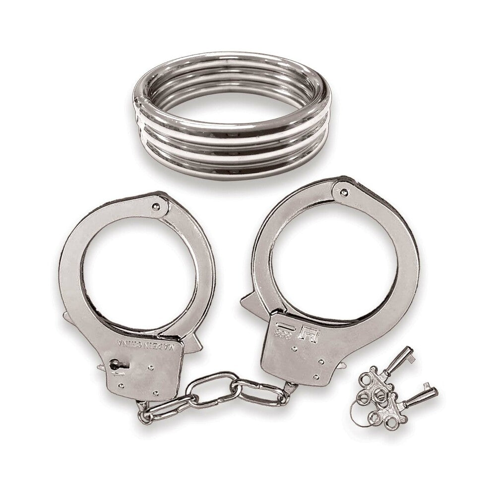 Dominant Submissive Collection Cockring And Handcuffs