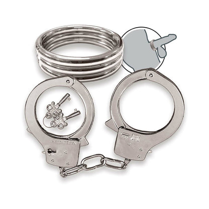 Dominant Submissive Collection Cockring And Handcuffs