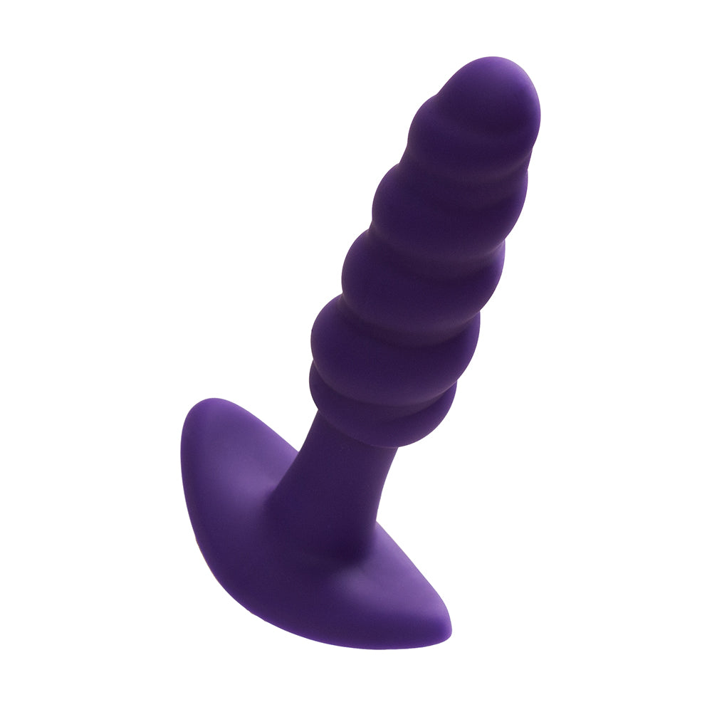 Vedo Twist Rechargeable Silicone Vibrating Anal Plug Purple