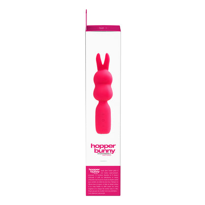 Vedo Hopper Bunny Rechargeable Silicone Mini Wand Vibrator Pink