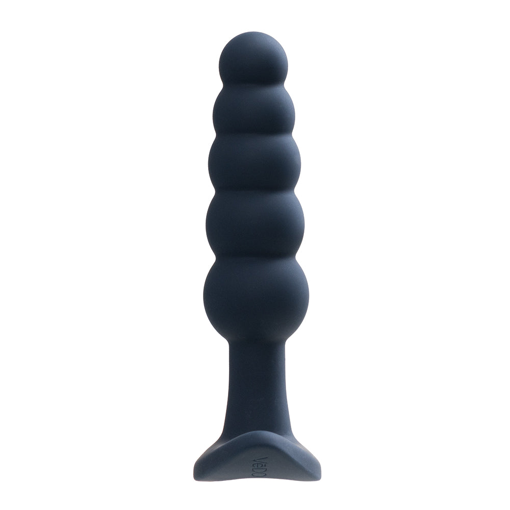 Vedo Plug Rechargeable Silicone Vibrating Anal Plug Black