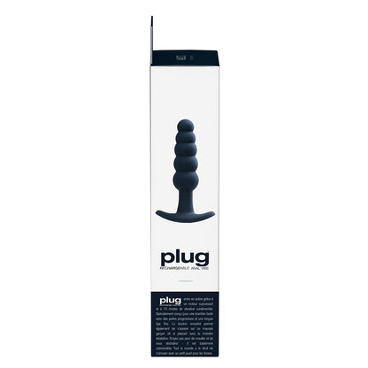 Vedo Plug Rechargeable Silicone Vibrating Anal Plug Black