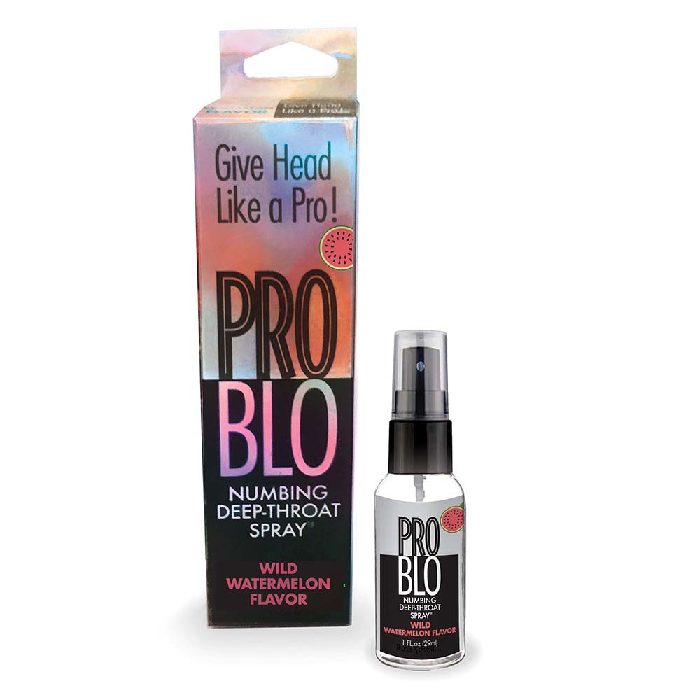 Pro Blo Numbing Deep Throat Spray Watermelon 1 Oz.