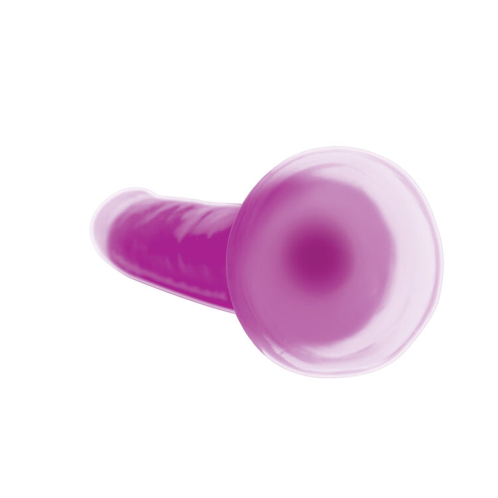 Lollicock Glow-In-The-Dark 7 In. Silicone Dildo Purple