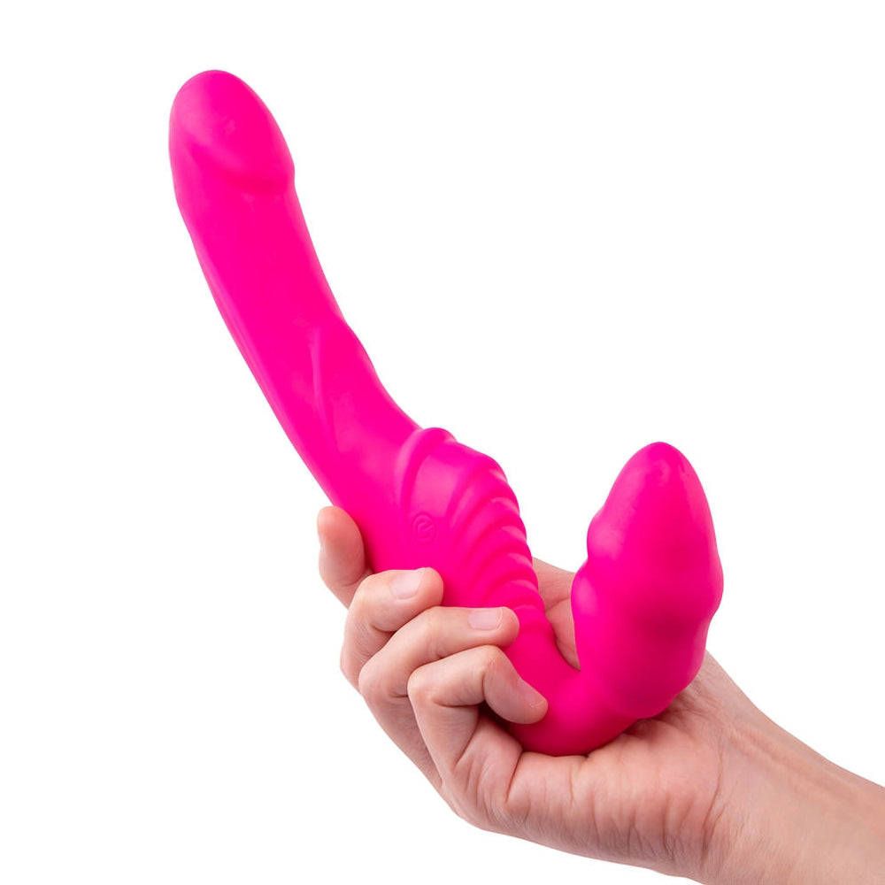 Together Strapless Remote Control Vibrator Pink