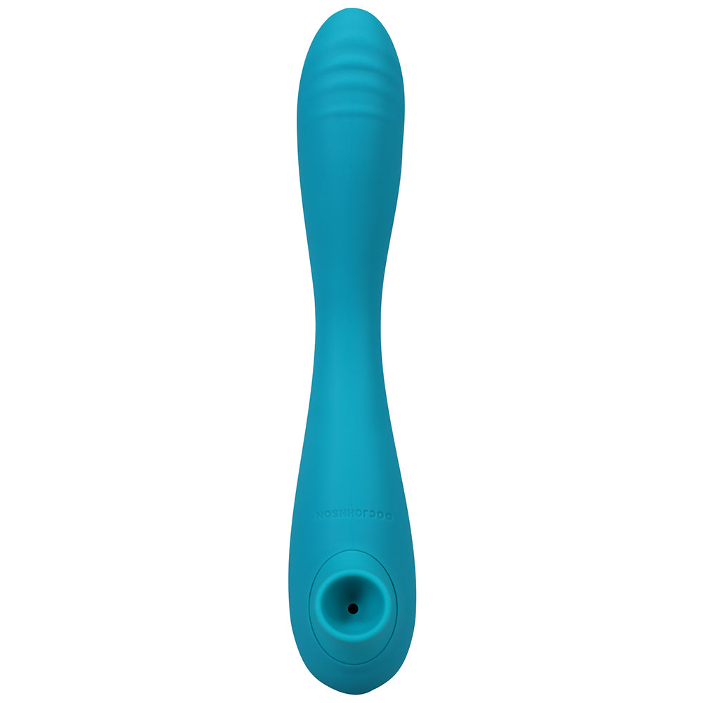 This Product Sucks Rechargeable Bendable Dual Ended Silicone Sucking Clitoral Stimulator &amp; G-Spot Vi