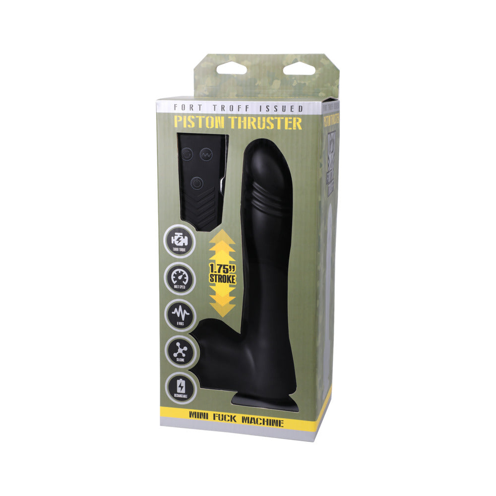 Fort Troff Piston Thruster Mini Fuck Machine Rechargeable Remote-Controlled Silicone 8.5 In. Thrusti