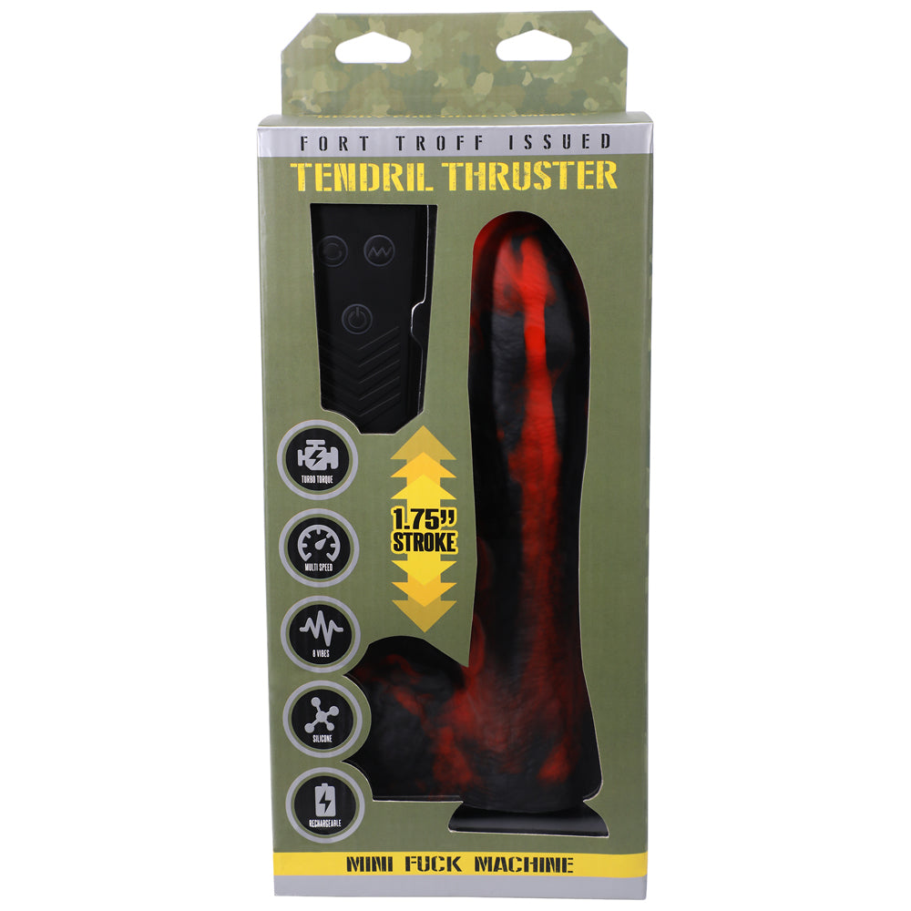 Fort Troff Tendril Thruster Mini Fuck Machine Rechargeable Remote-Controlled Silicone 8.5 In. Thrust