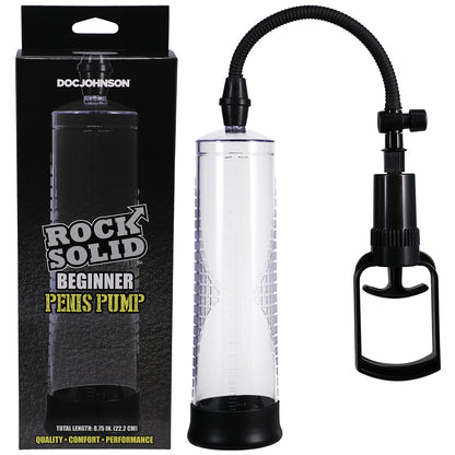 Rock Solid Beginner Penis Pump Black/Clear