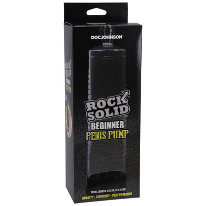 Rock Solid Beginner Penis Pump Black/Clear