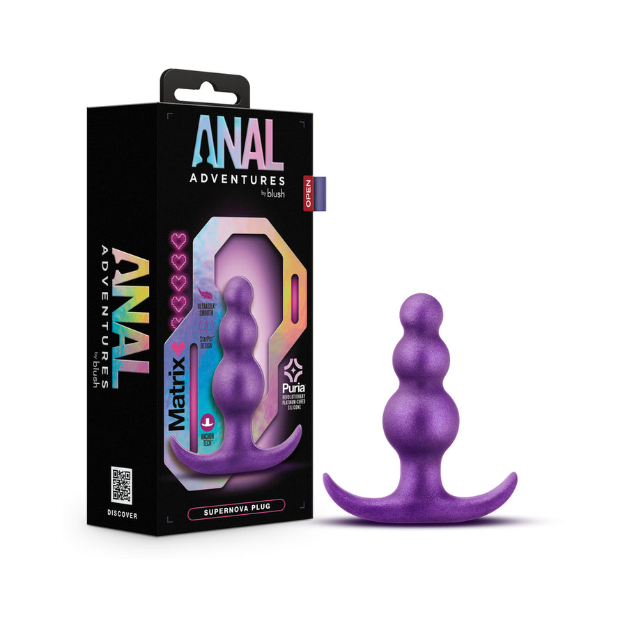 Anal Adventures Matrix Supernova Plug - Purple