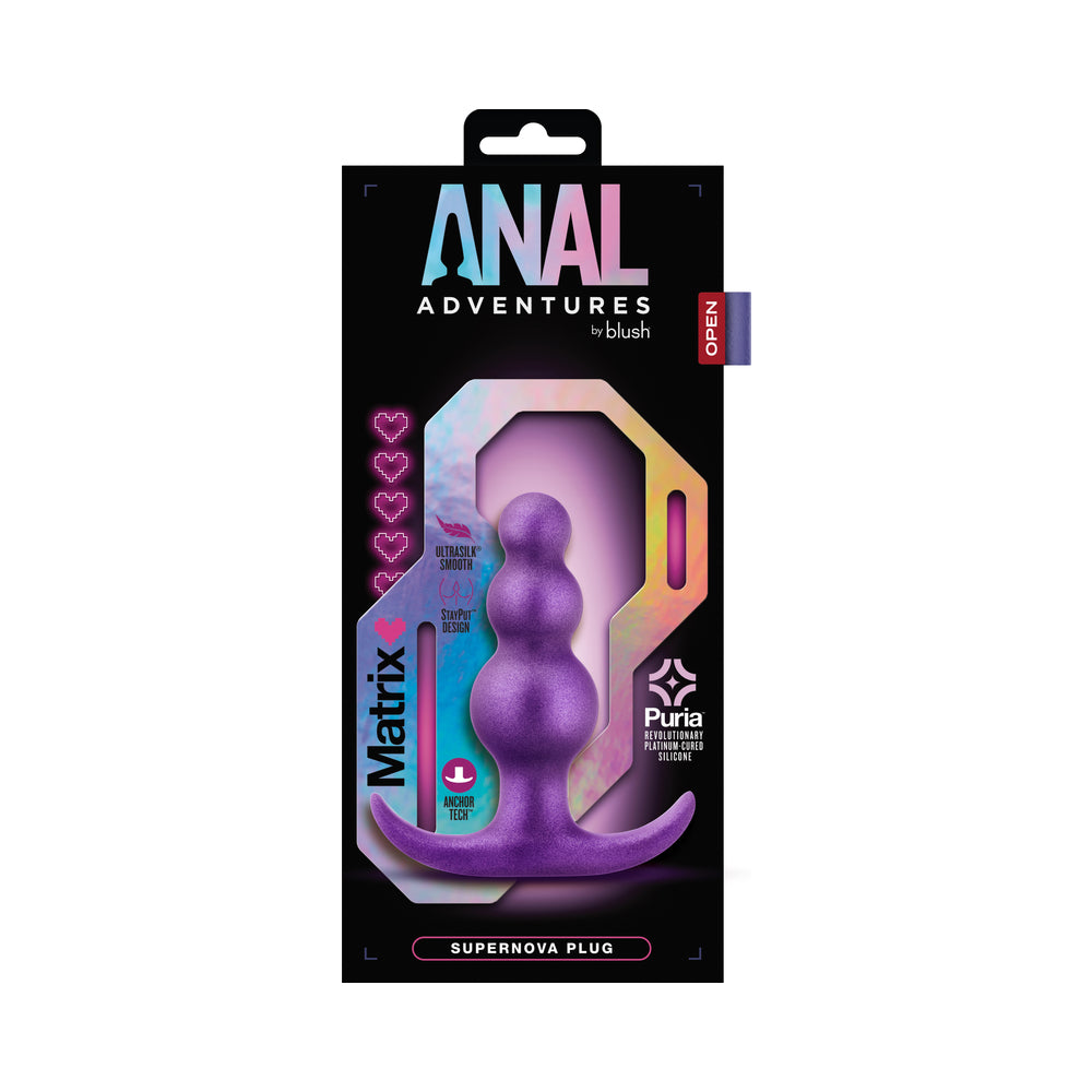 Anal Adventures Matrix Supernova Plug - Purple