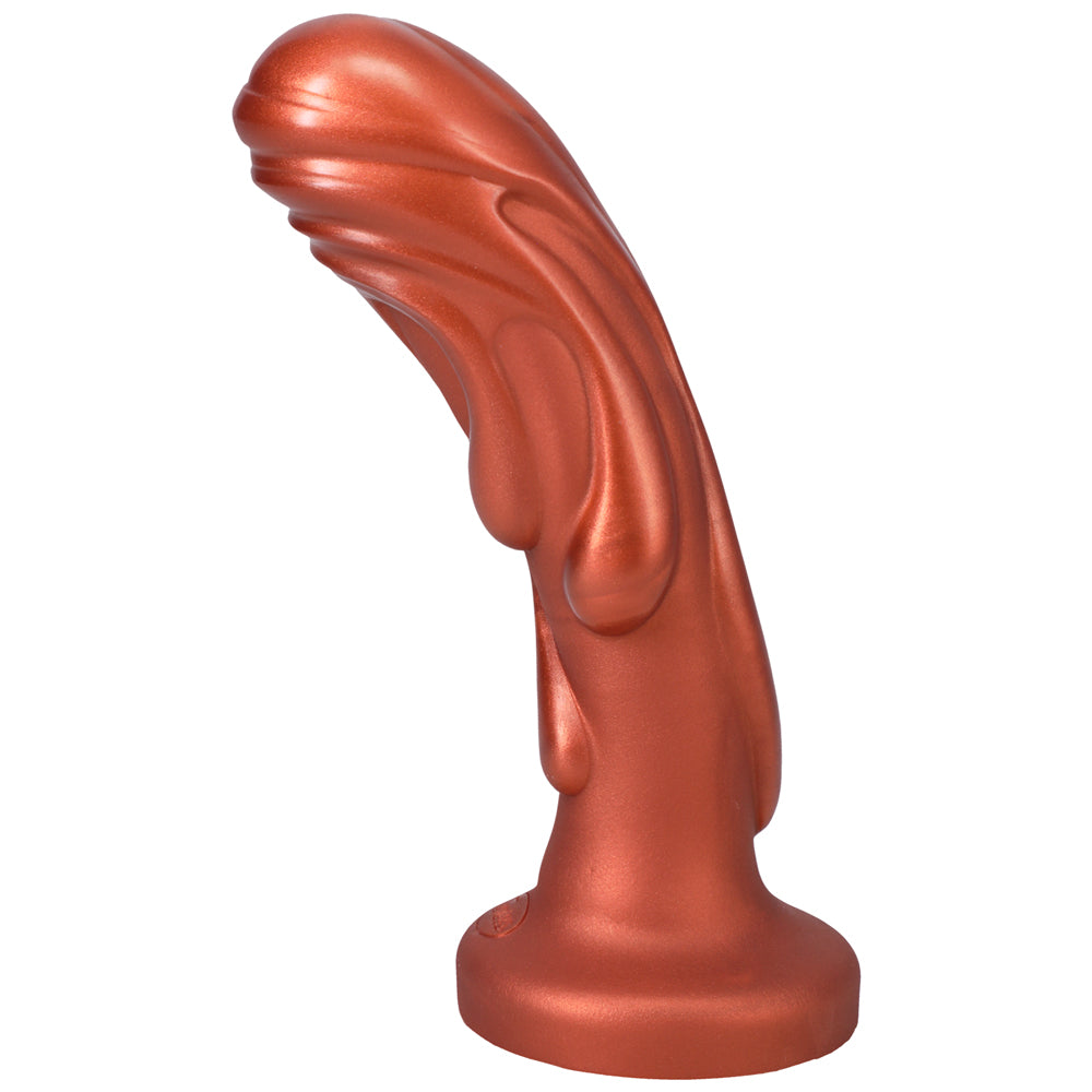 Tantus Magma 7 In. Fantasy Dildo Medium-Firm Copper