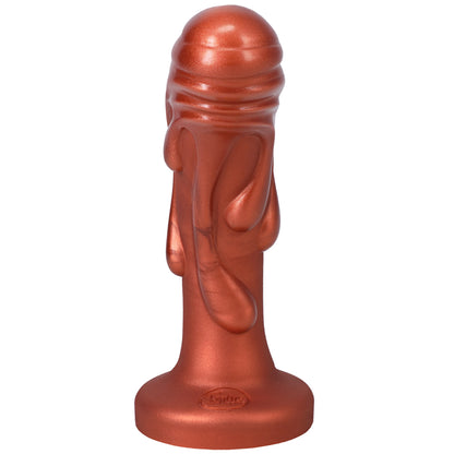 Tantus Magma 7 In. Fantasy Dildo Medium-Firm Copper