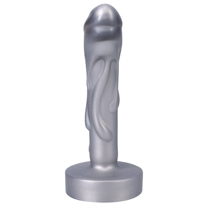 Tantus Mini Magma 5 In. Fantasy Dildo Firm Silver