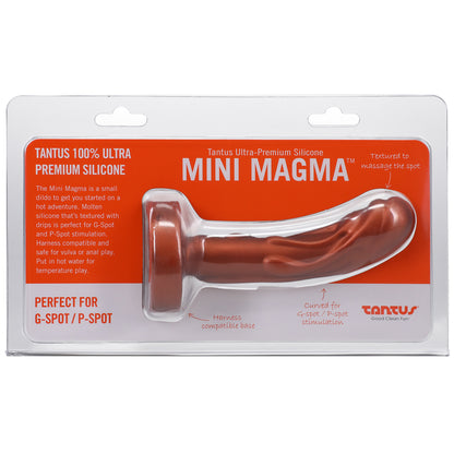 Tantus Mini Magma 5 In. Fantasy Dildo Firm Copper