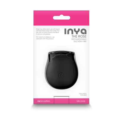 Inya The Rose Rechargeable Suction Vibe Black