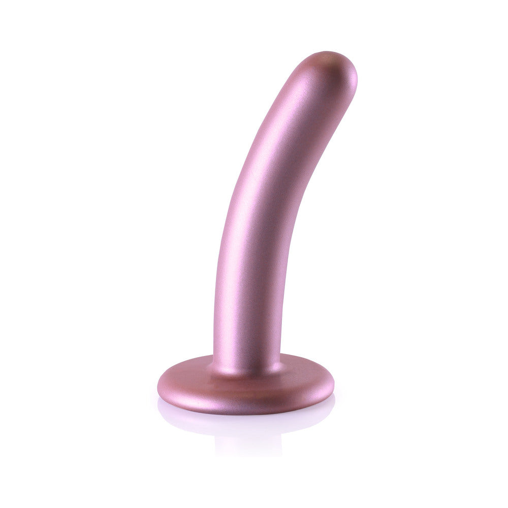 Shots Ouch! Smooth Silicone 5 In. G-Spot Dildo Rose Gold