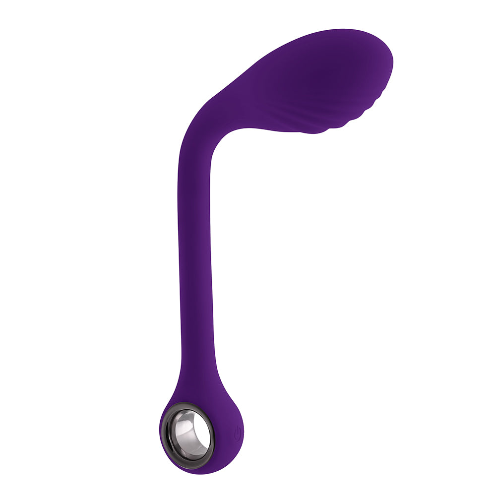 Playboy Spot On Rechargeable Posable Silicone G-Spot Vibrator Acai