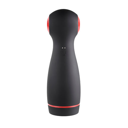 Zero Tolerance Tight Squeeze Rechargeable Vibrating Squeezing Talking Stroker Tpe Black/Red