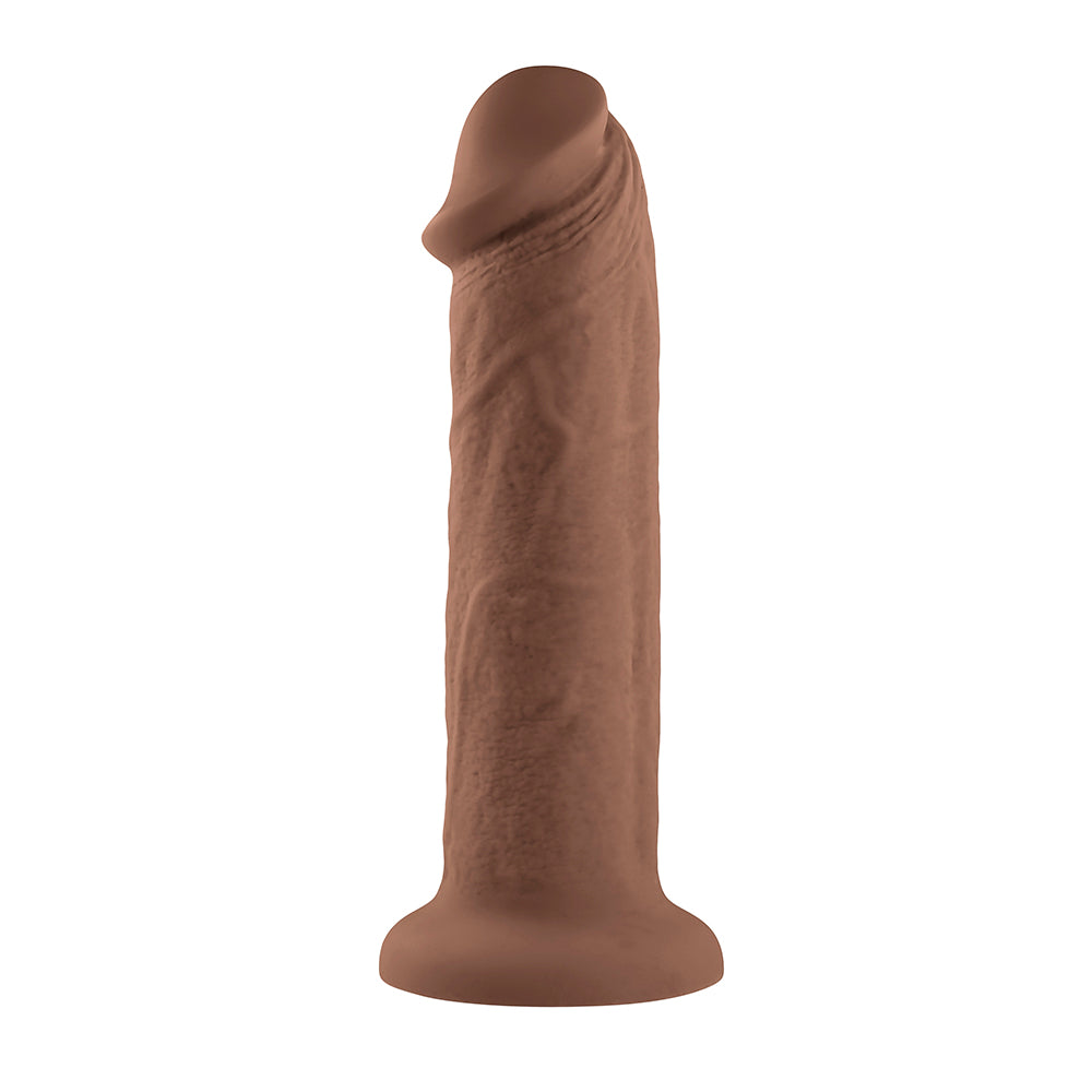 Evolved Girthy Rechargeable Vibrating 7 In. Silicone Dildo