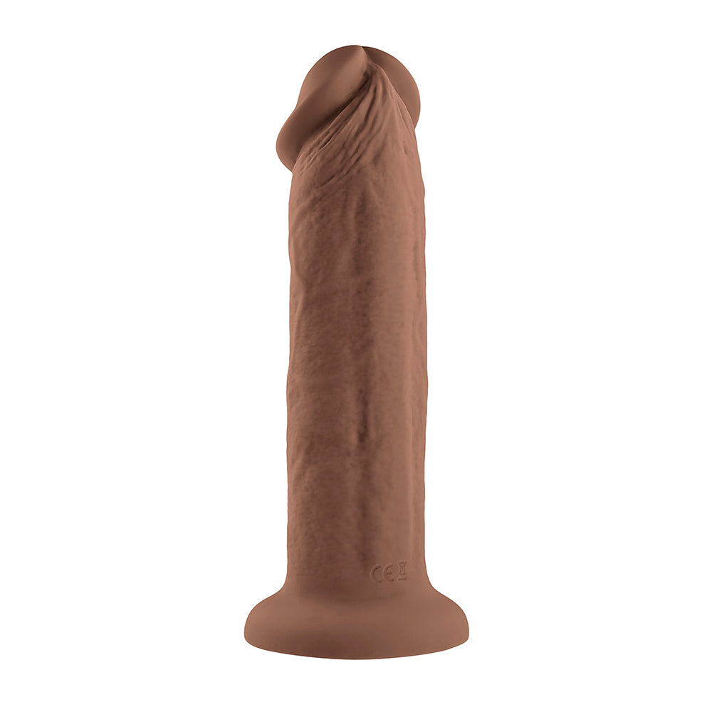 Evolved Girthy Rechargeable Vibrating 7 In. Silicone Dildo