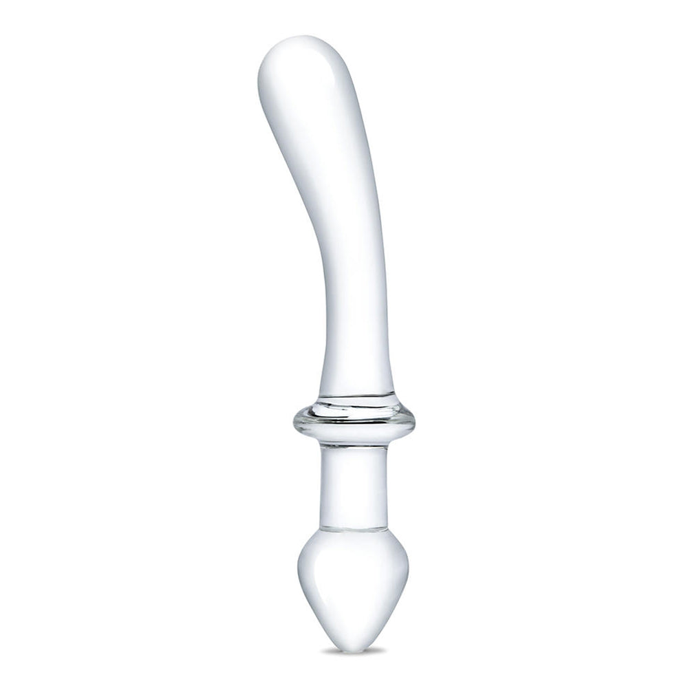 Glas Classic 9 In. Curved Dual-Ended Glass Dildo