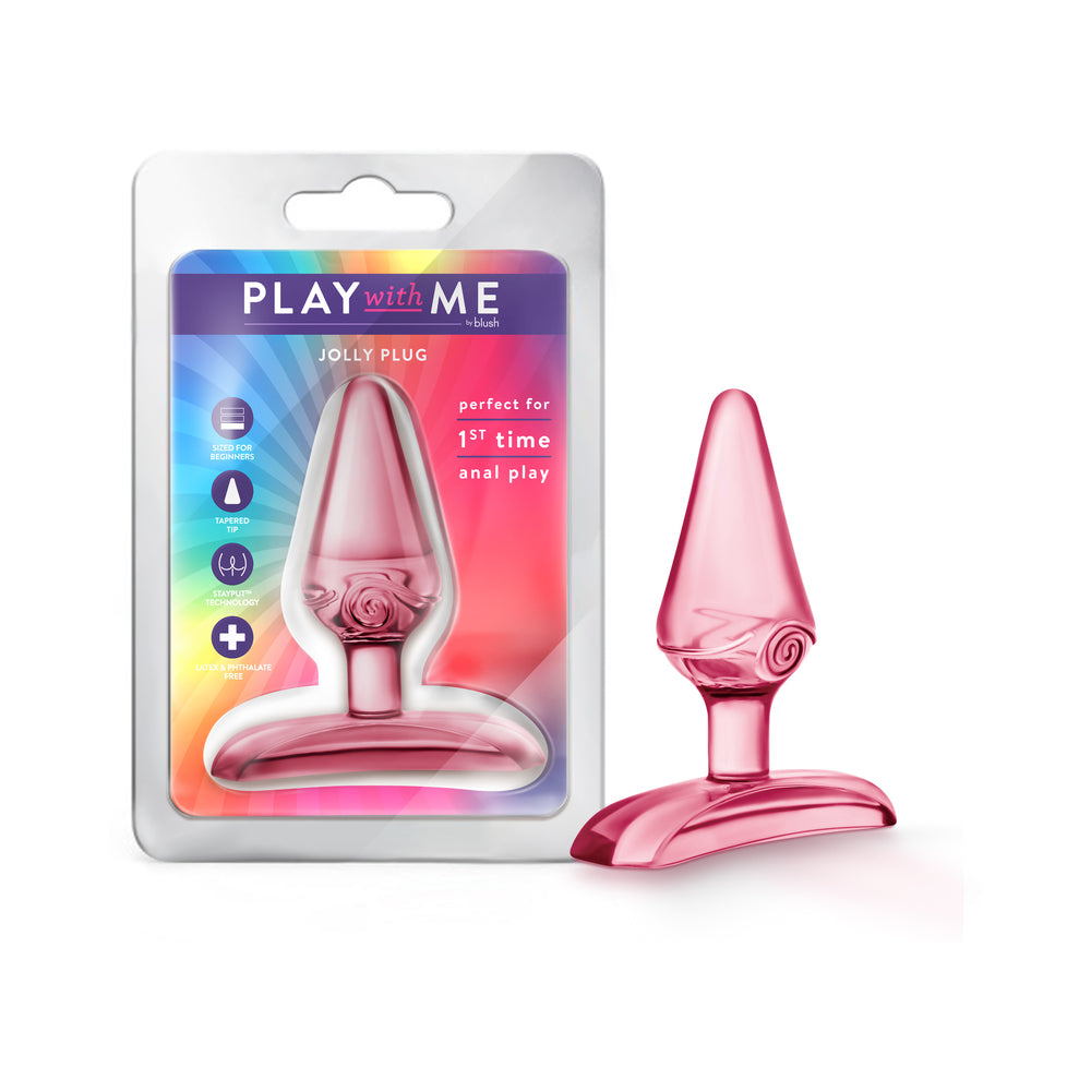 Blush Play With Me Hard Candy Anal Toy - Purple